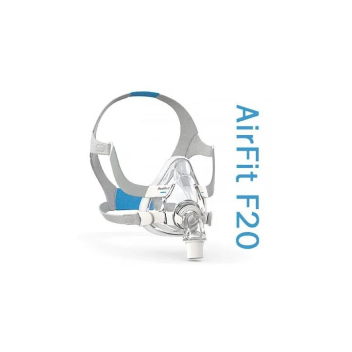 ResMed AirFit F20 Full Face Mask for CPAP and BiPAP Therapy