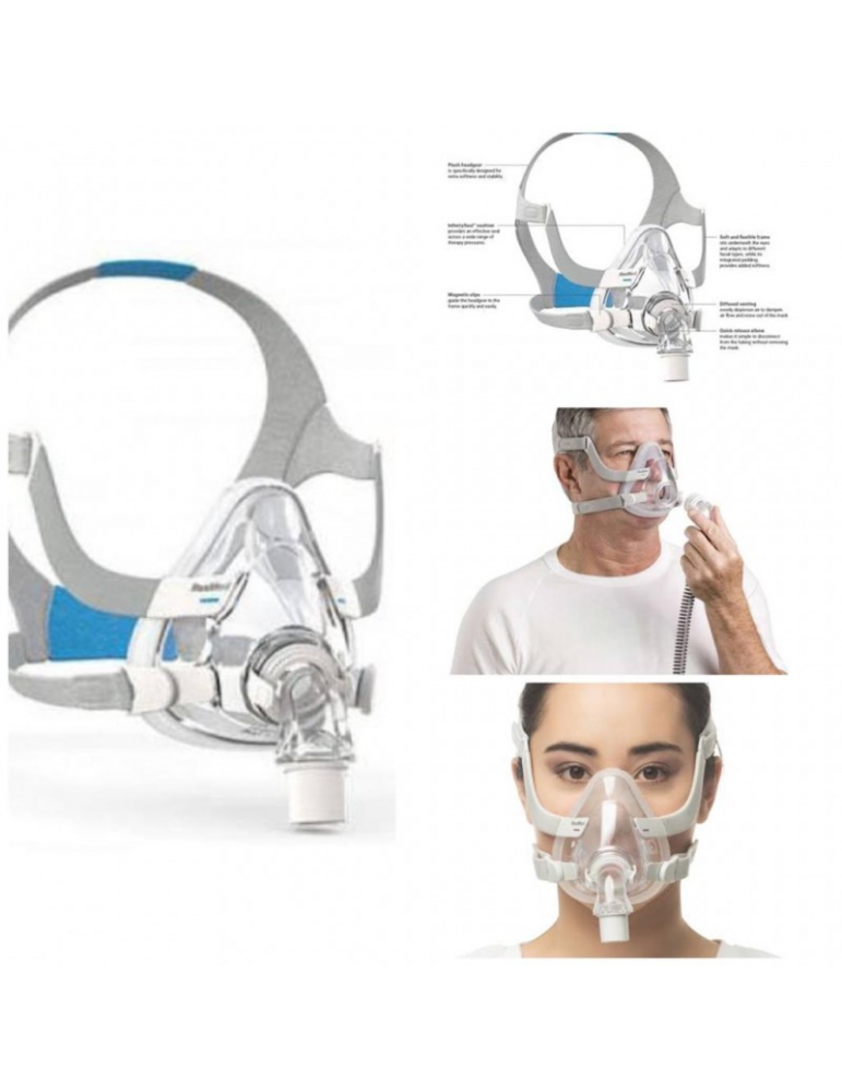 ResMed AirFit F20 Full Face Mask | CPAP & BiPAP Mask Size S