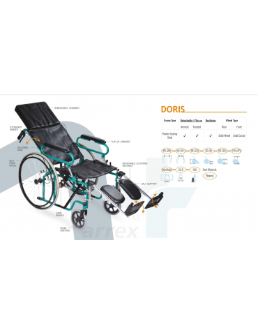 Recliner Wheel Chair Doris1