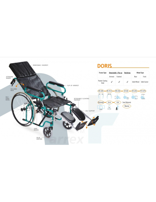 Recliner Wheel Chair Doris2