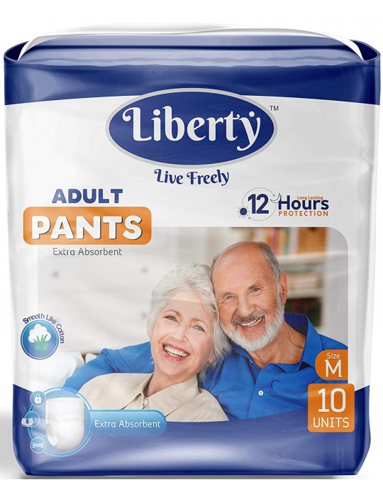 Adult Diaper Liberty Medium Premium Pants M-10pc - Cover Image