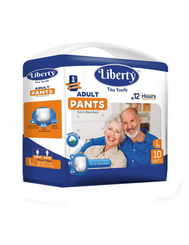 Adult Diaper Liberty Large Premium Pants L-10pc