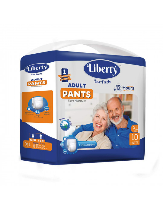 Adult Diaper Liberty Extra Large Premium Pants XL-10pc - Front Image
