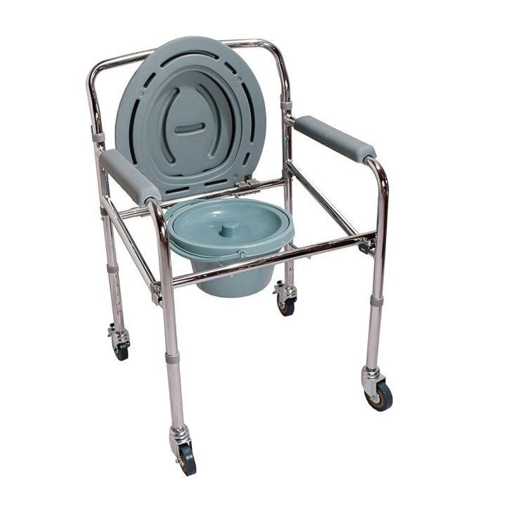 Commode Chair with Wheel BS10S Instant Mobility