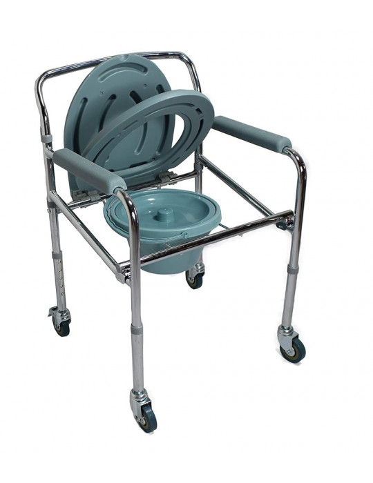 Commode Chair with Wheel BS10S Instant Mobility