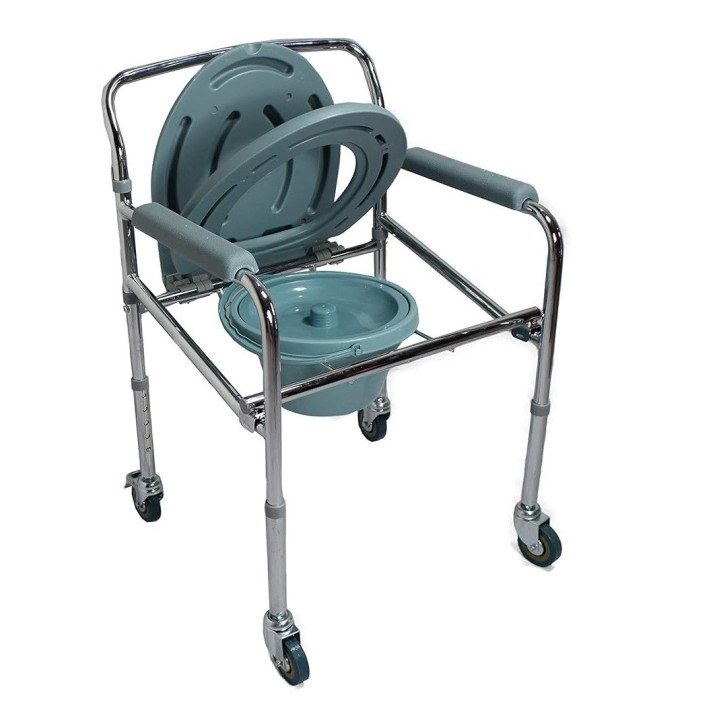 Commode Chair with Wheel BS10S Instant Mobility