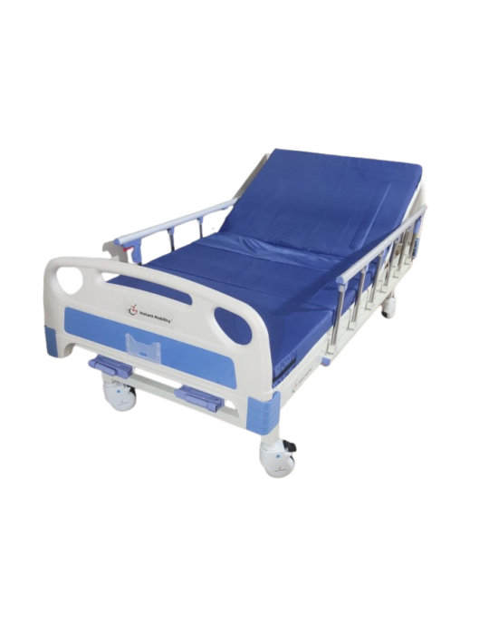 Hospital Bed Semi Fowler Single Function Zion Plus With Wheel INSTANT MOBILITY