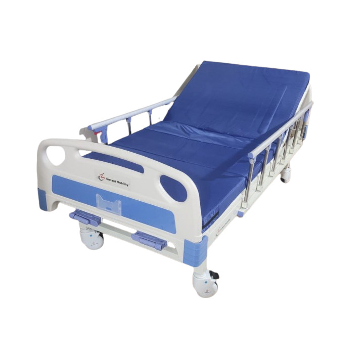 Hospital Bed Semi Fowler Single Function Zion Plus With Wheel INSTANT MOBILITY