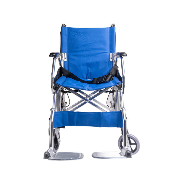 Arrex Cord Aluminium Wheelchair With Attendant Brakes and Handle