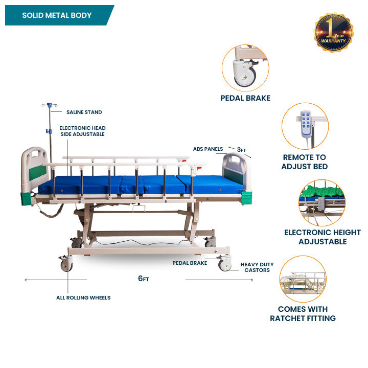 Buy Motorized Recliner Hospital Bed for Home @ Flat 20% Discount| Fowler Automatic Bed