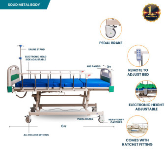 3 Way Automatic Electric Hospital Recliner Bed Rental