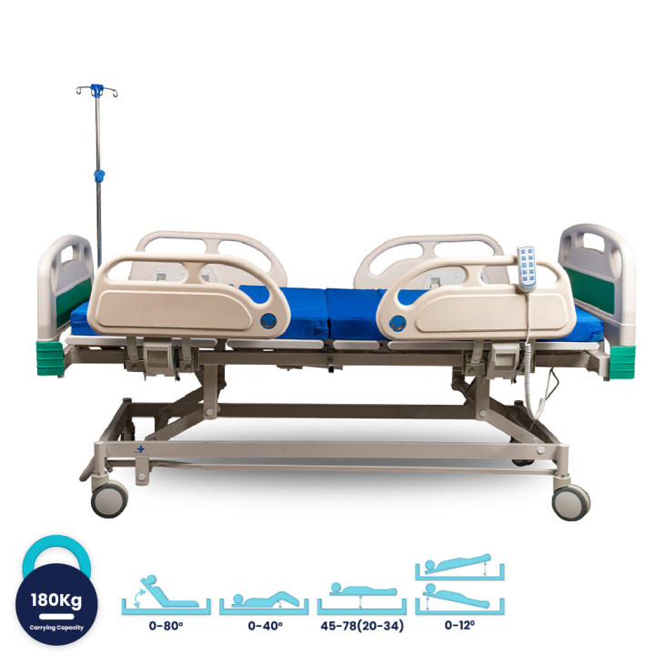 Hospital Bed Automatic 5-Way Function
