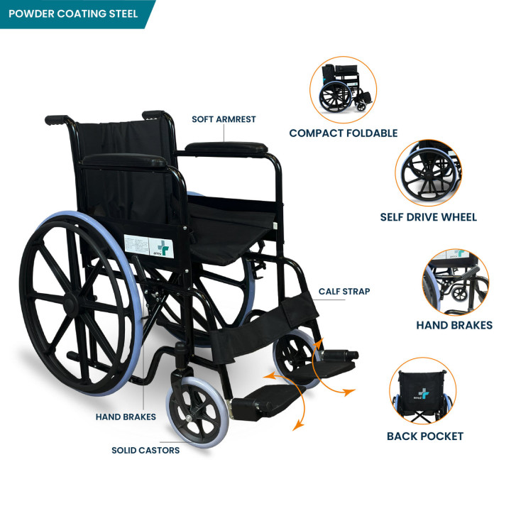 Buy Wheelchair at Lowest Price for Senior Citizens and Handicapped-Maxtechhealth