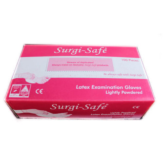 Hand Gloves Examination Powdered  SurgiSafe 100pcs