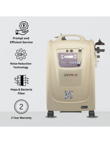 Oxymed 10 litre oxygen concentrator for home ICU use in Mumbai