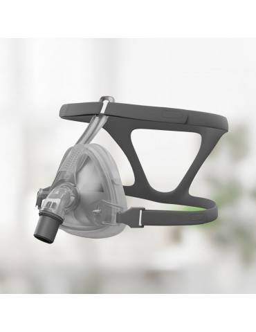 Deck Mount Full Face Mask for NIV and Ventilator Therapy