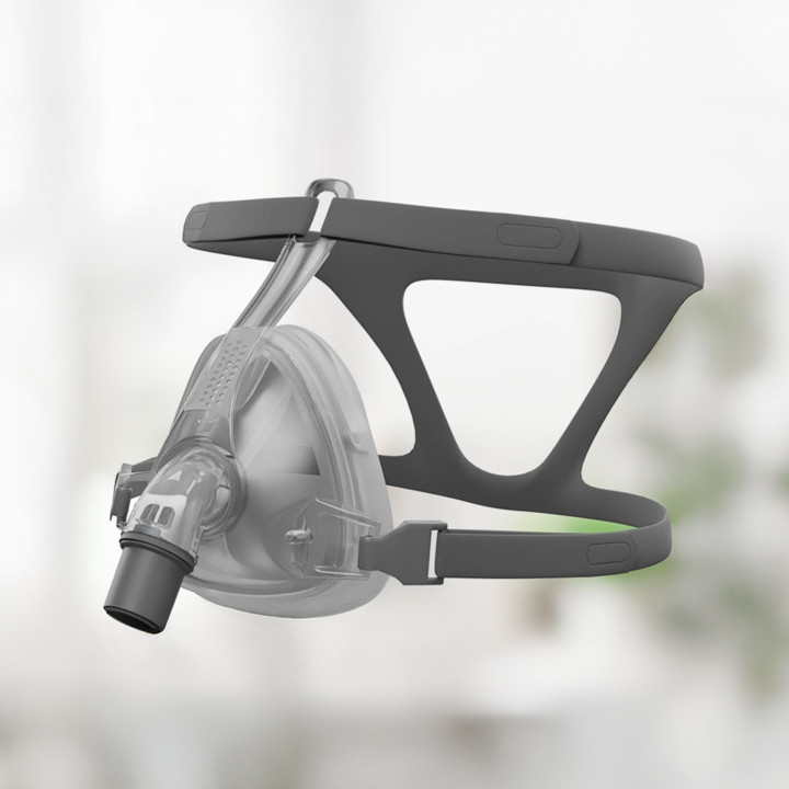 Deck Mount Full Face Mask for NIV and Ventilator Therapy