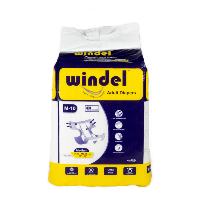 Adult Diaper Windel Medium M-10pc - Cover Image