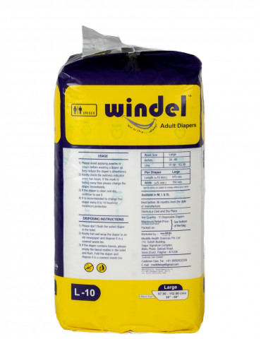 Adult Diaper Windel Large L-10pc - Cover Image