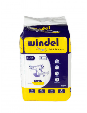 Adult Diaper Windel Large L-10pc