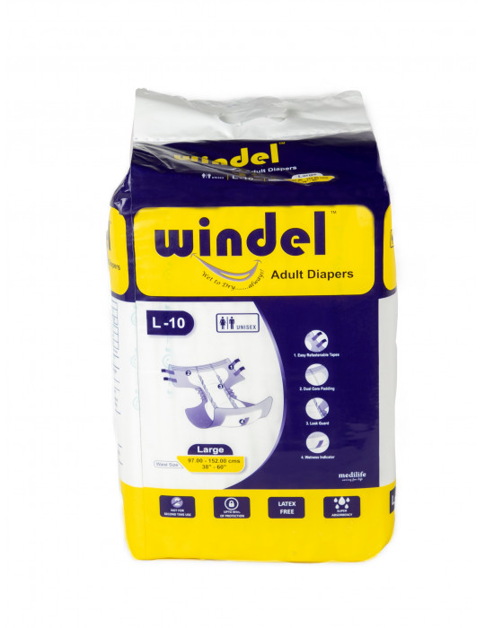 Adult Diaper Windel Large L-10pc - Cover Image