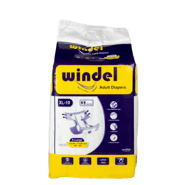 Adult Diaper Windel Extra Large XL-10pc