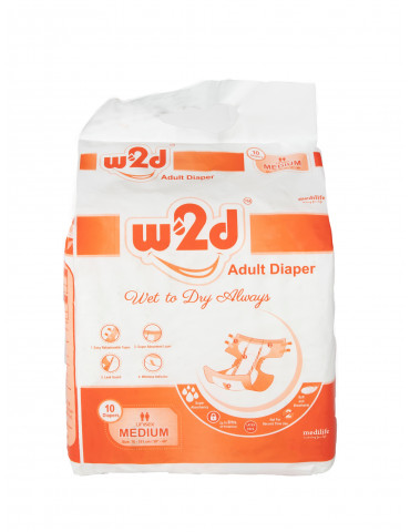 Adult Diaper Medium-10pc W2D