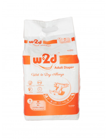Adult Diaper W2D Extra Large XL-10pc