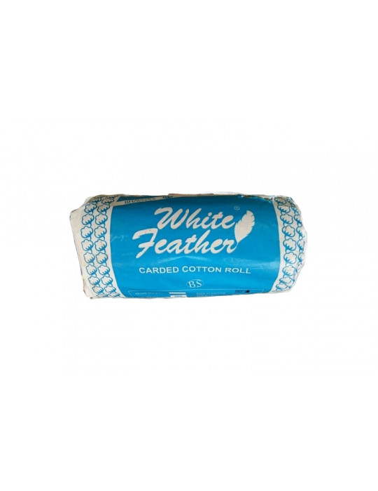 White Feather Cotton Roll