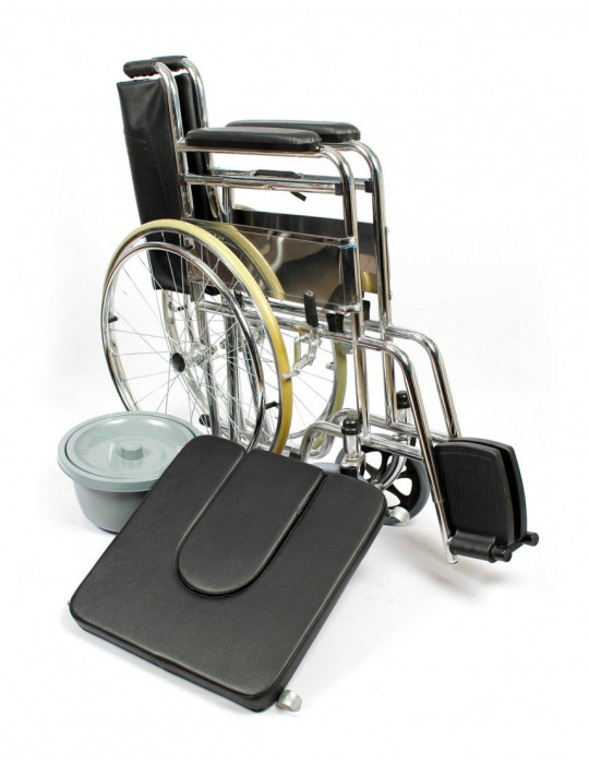 Commode WheelChair With Pot