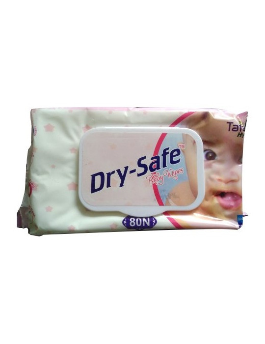 Baby Wet Wipes Dry Safe 80pc Image