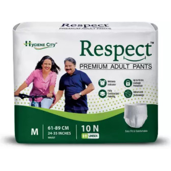 Adult Diaper Respect Medium Premium Pants M-10pc