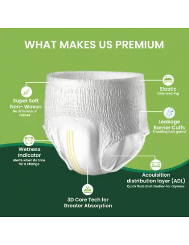 Adult Diaper Respect Medium Premium Pants M-10pc_5