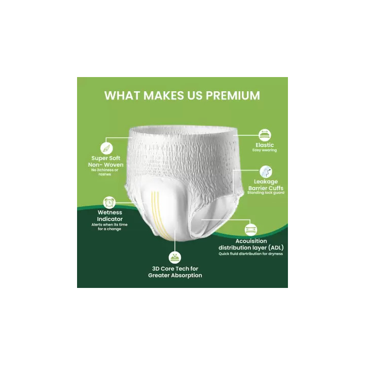 Adult Diaper Respect Medium Premium Pants M-10pc_5